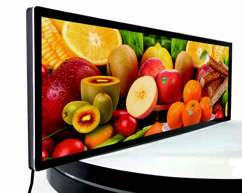 M&aacute;quina de publicidad en pantalla de tiras